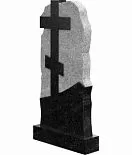Памятник комбинированный с крестом