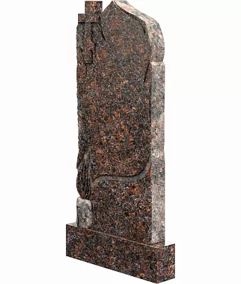 Памятник с крестом и свечой